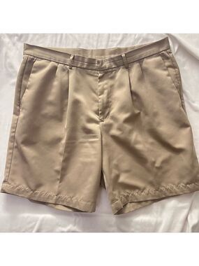 Dockers Golf Shorts Pleated Performance Khaki Men's 38